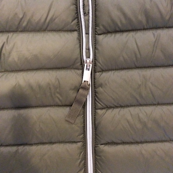 Mango Army Green Puffy Down Jacket Puffer - Picture 2 of 4